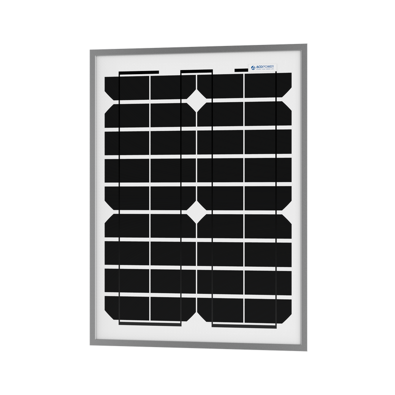 ACOPower 20 Watt Mono Solar Panel for 12 V Battery Charging, Off Grid