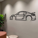2016 Cayman GT4 981 Metal Car Wall Art - MT0897