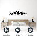 Mountains Metal Wall Art – Large Rustic Landscape Home Decor