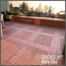 Deck Tile Ramp Edge - for Premium WPC Interlocking Tiles | DECKO (11.8" x 3.1" x 0.8") - (One Piece)