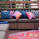 Outdoor Pillow - Neela Blue