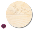 Unfinished Wood Etched Love Sign | JGrondz | Paint By Line Crafts | up to 30" DIY