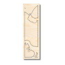 Unfinished Wood Layered Themed Letters | Dinosaur | A-Z | 2 Piece | up to 24"