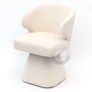 LARACHE White Accent Chair