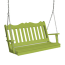 Keystone Amish Co. 5 Foot York Composite Porch Swing, Tropical Lime