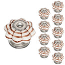 Mascot Hardware Ringed 1-4/7 in. Brown Melon Drawer Cabinet Knob