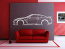 GTR R-35 Detailed Metal Car Wall Art - NC0989
