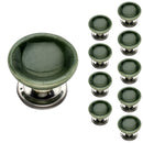 Mascot Hardware Sugar 1-4/7 in. Sea Green Cabinet Knob (Pack of 10)