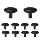 1-2/9 in. Round Cabinet Knob (10-Pack)