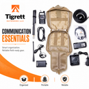 Ham Radio Go Bag (Just the Bag - No Gear) with Tear-Away Velcro Back - Molle Compatible, Multi-Pocket Design for Radios, Cables, and Gear