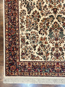 Karastan Rug 5.9 x 9, Ivory Sarouk