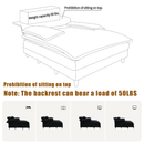 [NEW ARRIVED] [VIDEO PROVIDED] 54.75' W Oversized Chaise Lounge Chair,Fluffy cushioned sofa bed,Deep Seat,Corduroy,2 Pillows,4 gears can be adjusted,Leisure Sleeper Sofa Chair for Living Room, Black
