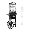 Premium 10OZ Portable Kettle Popcorn Maker Machine With Cart (SAK42196)