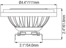 10W PAR36 LED Bulb – 50W Halogen Replacement, Waterproof & Energy-Efficient