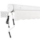 [10X08FT] Awntech Key West Premium Electric Outdoor Motorized Retractable Awning [FCL10/FCR10-SBY] (SAK62183)