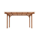 [10X12FT] Alora Premium Extra Large Outdoor Weather-Resistant Wooden Grape Pergola (SAK16278)