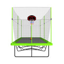 [10X17FT] Large Rectangular Trampoline With Basketball Hoop And Ladder (SAK17482)