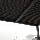 [10X19FT] Alora Premium Powder-Coated Aluminum Pergola With Adjustable Louvers (SAK78345)