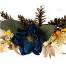Oblong Large Floral Wreath | 25" x 15" | KJ Made