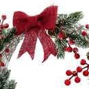 SALE | White/Red Winter Christmas Wreath | KJ Made