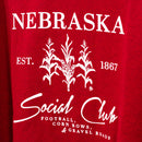 Nebraska Social Club Sweatshirt | Multiple Sizes | Lux by Leslie