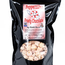 IN-STORE PICKUP ONLY | Peppermint White Chocolate Covered Kettle Corn | Pack of 4 | 5 oz | Non-GMO | Shipping Included | Gold Dust Kettle Corn