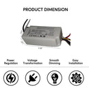 110-277V AC - 30V to 42V DC | 12W LED Driver LED Dimmer