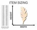 Unfinished Wood Palm Tree Leaf Shape - Craft - up to 46" DIY