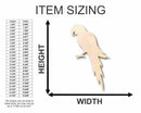 Unfinished Wood Parrot Shape - Animal - Wildlife - Pet - Craft - up to 46" DIY