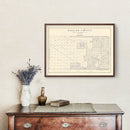 Vintage Map of Dallam County, Texas 1926