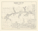 Vintage Map of Oldham County, Texas 1925