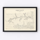 Vintage Map of Oldham County, Texas 1925
