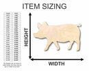 Unfinished Wood Pig Shape - Farm Animal - Craft - up to 46" DIY
