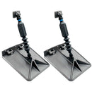 Smart Tabs SX Trim Tabs by Lectrotab 9.5" x 10" f/16'-18' Boats w/60lb Actuators - 60-150HP - Gunmetal Grey