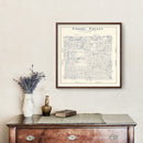 Vintage Map of Crosby County, Texas 1927