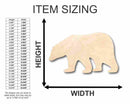 Unfinished Wood Polar Bear Shape - Animal - Craft - up to 46" DIY