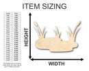 Unfinished Wood Pond Shape - Nature - Craft - up to 46" DIY