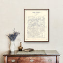 Vintage Map of Jack County, Texas 1925