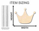 Unfinished Wood Princess Crown Shape - Royalty - Craft - up to 46" DIY