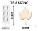 Unfinished Wood Pumpkin Leaf Shape - Fall - Craft - up to 46" DIY