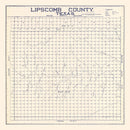 Vintage Map of Limestone County, Texas 1927