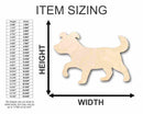 Unfinished Wood Puppy Dog Shape - Animal - Pet - Craft - up to 46" DIY