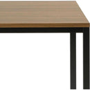 Black Frame Office Desk With Easy Assembly And Sturdy Build