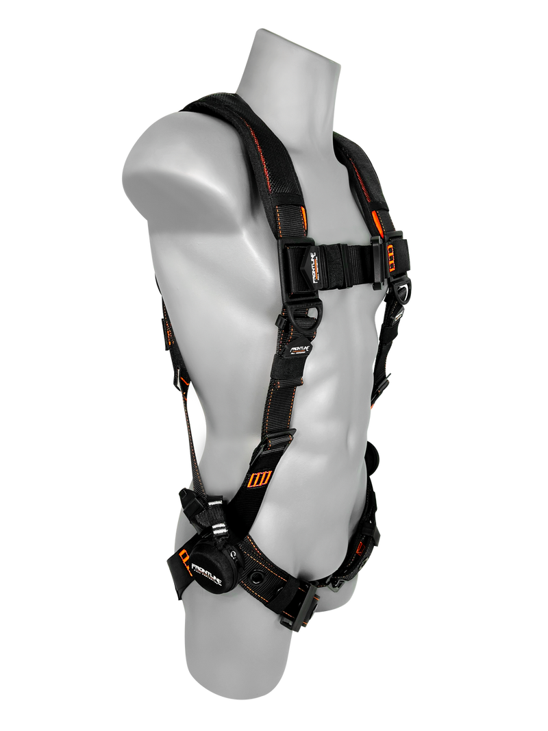 Frontline 110VTB Combat Lite Vest Style Harness with Aluminum Hardware and Suspension Trauma Straps M/L