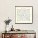 Vintage Map of Scurry County, Texas 1921