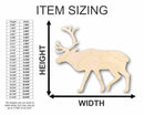 Unfinished Wood Reindeer Shape - Animal - Wildlife - Craft - up to 46" DIY