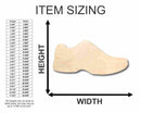 Unfinished Wood Running Shoe Shape - Marathon - Track - Cross Country - Sports - up to 46" DIY