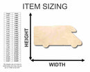 Unfinished Wood RV Shape - Camping - Craft - up to 46" DIY