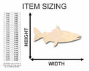 Unfinished Wood Salmon Fish Shape - Ocean - Rivers - Alaska - Craft - up to 46" DIY