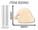 Unfinished Wood Santa Claus Hat Shape - Christmas - Ornament - Craft - up to 46" DIY